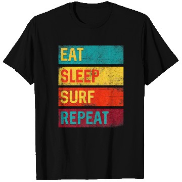 Discover Surfing Gift Eat Sleep Surf Repeat T Shirts