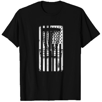 Discover Patriotic Disc Golf American Flag Distressed T Shirts