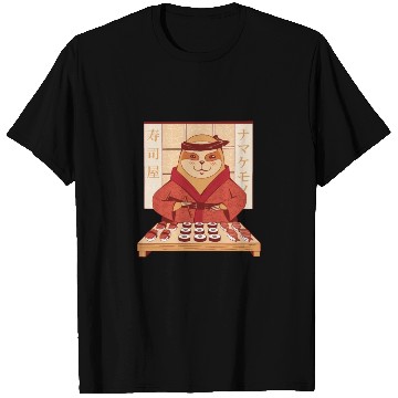 Discover Sloth eating sushi T Shirts