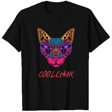 Discover Neon Cat Coolchur T Shirts