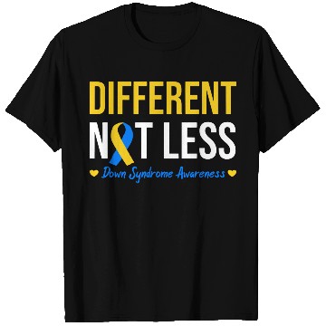 Discover Different Not Less World Down Syndrome Awareness T Shirts