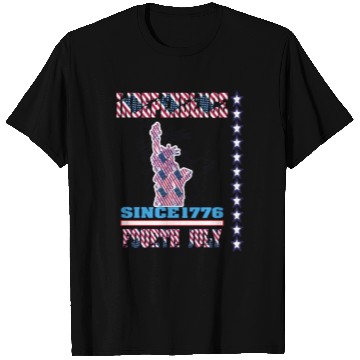 Discover Pattern flag Independence Since 1776 Fourth July T Shirts