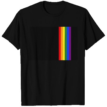 Discover Rainbow Pride LGBT Stripe T Shirts