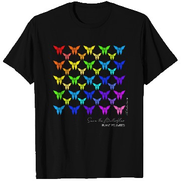 Discover Save the Butterflies Origami Butterfly T Shirts