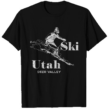 Discover Utah Skiing Deer Valley Ski T Shirts