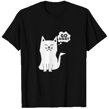 Discover Go Away Angry Cat T Shirts