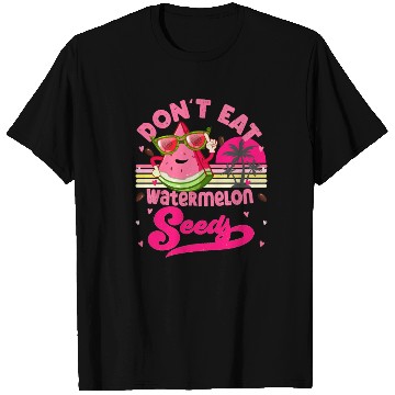 Discover Don't Eat Watermelon Seeds Maternity Summer Fruit T Shirts