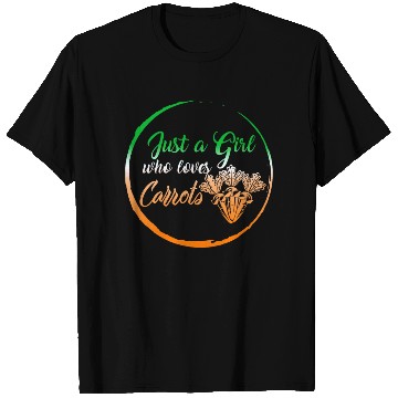 Discover Carrot Vegetable T Shirts, Just A Girl Who Loves