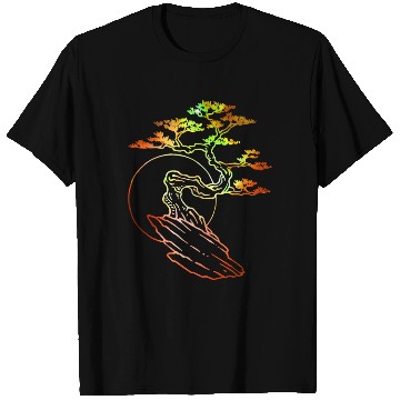 Discover Bonsai Japanese Abstract Artistic Art Gift Idea T Shirts