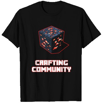 Discover Crafting Community white & red T Shirts