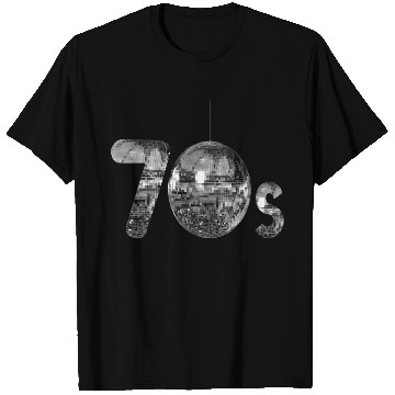 Discover 70s Silver Disco T Shirts