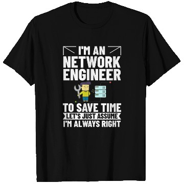 Discover Network Engineer Director Computer Engineering T Shirts