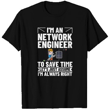 Discover Network Engineer Director Computer Engineering T Shirts