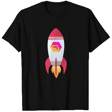 Discover hexagon hex crypto coin Rocket To The Moon T Shirts
