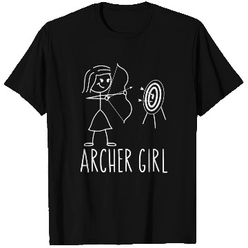 Discover Archery Bow Archer Girl Vintage T Shirts