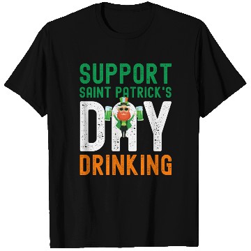 Discover Support Saint Patrick's Day Drinking T Shirts
