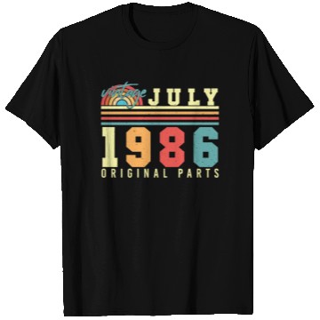 Discover Original July 1986 T Shirts