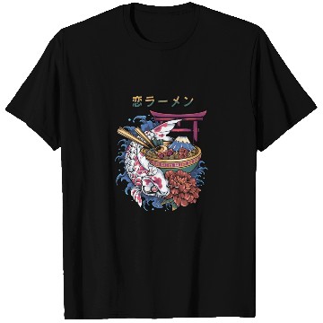 Discover koi fish ramen T Shirts