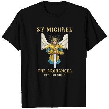 Discover Archangel St Michael Roman Catholic Gift T Shirts
