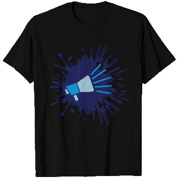 Discover color blob icon megaphone T Shirts