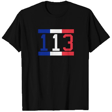 Discover France Flag Number 113 T Shirts