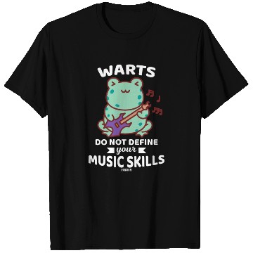 Discover Frog music guitar animal T Shirts