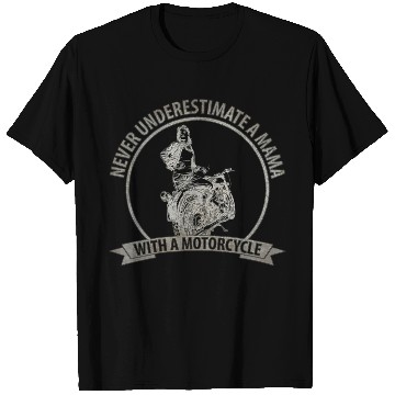 Discover Women Never Underestimate A Mama With A Motorcycle T Shirts