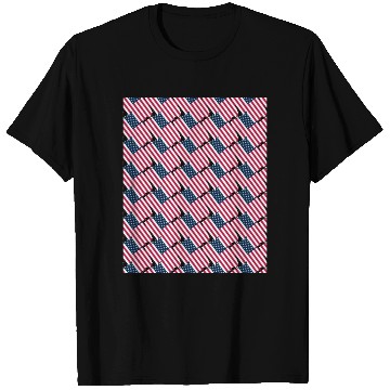 Discover Pattern flag Independence Since 1776 Fourth July T Shirts