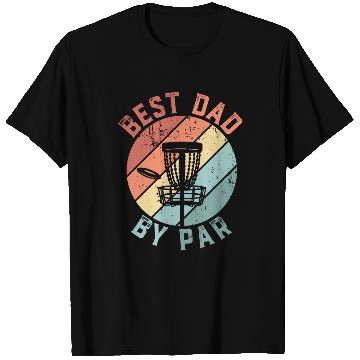 Discover Retro Best Dad By Par Disc Golf Fathers Day T Shirts