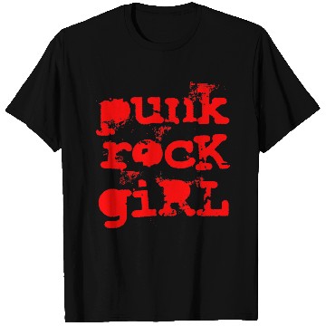 Discover Punk Rock Girl T Shirts
