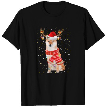 Discover Akita T Shirts Akita Reindeer Christmas Light