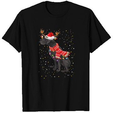 Discover Great Dane Reindeer Christmas Light T Shirts