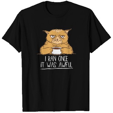Discover Sarcastic Running Design For Runner Cat Lover T Shirts
