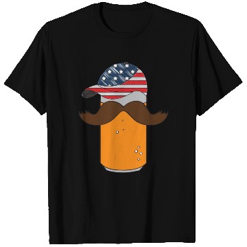Discover funny patriotic mullet beer 4th of july summer T Shirts