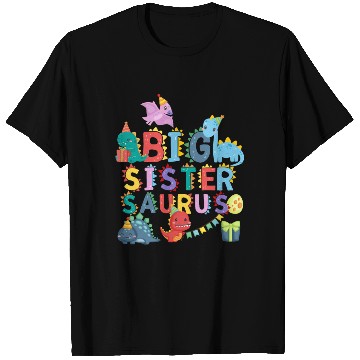 Discover Big sister Saurus | Rawr Dinosaur T Shirts | Family