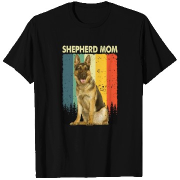 Discover Best German Shepherd Mom Dog Owner Pet Lover Retro T Shirts