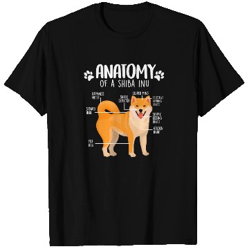 Discover Shiba Inu Funny Anatomy Shiba Inu Dog Lover T Shirts