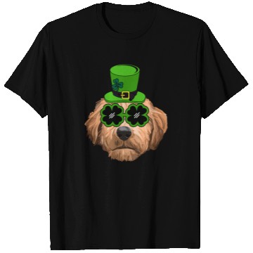 Discover Irish Goldendoodle Doodle Dog St Patrick's Day T Shirts