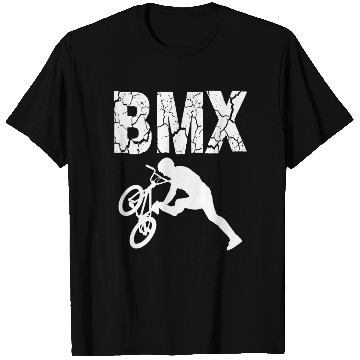 Discover bmx race bike cyclist rider trick T Shirts