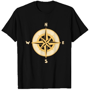 Discover Nautical Compass star / rose, cardinal directions T Shirts