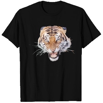 Discover Wild Tiger - Wild Hissing - Wilderness T Shirts