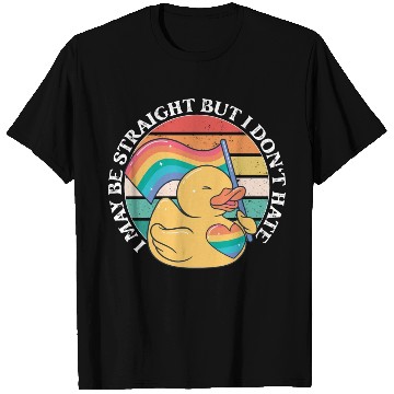 Discover LGBTQ Duck I May Be Straight But I Don't Hate T Shirts