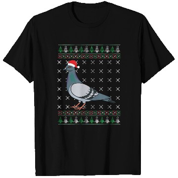 Discover Christmas Pigeon Funny Bird Lover Xmas Gift T Shirts