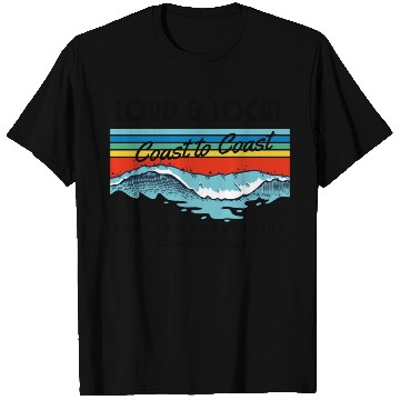 Discover Loud & Local Beach Retro Classic T Shirts