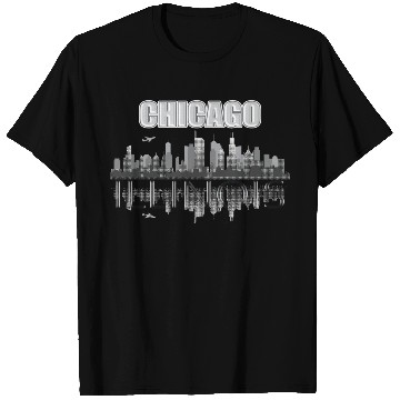 Discover Chicago Skyline Usa Urban City T Shirts