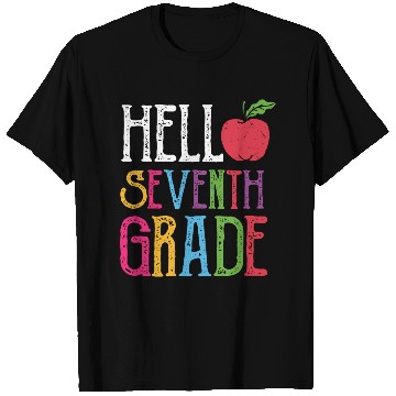 Discover Hello Seventh Grade Back To School T Shirts