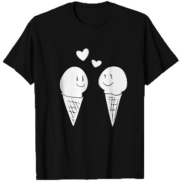 Discover love eat ice cream valentines day sweet T Shirts