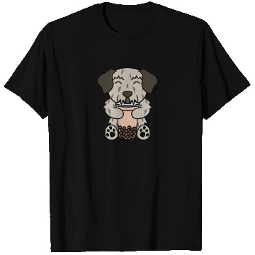 Discover Boba Bubble Tea Irish Wolfhound T Shirts