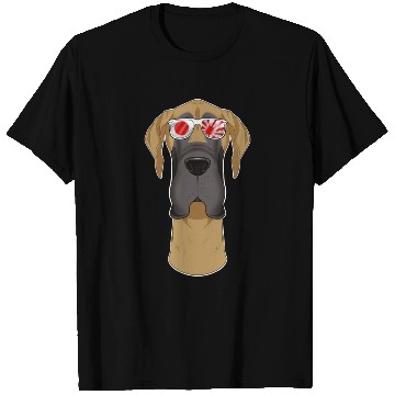 Discover Great Dane Japan Sunglasses I Japanese Flag T Shirts
