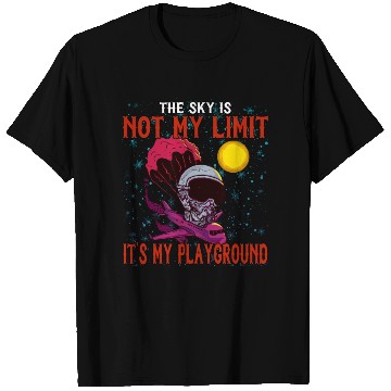 Discover The Sky Is My Playground Skydive Funny Cute T Shirts